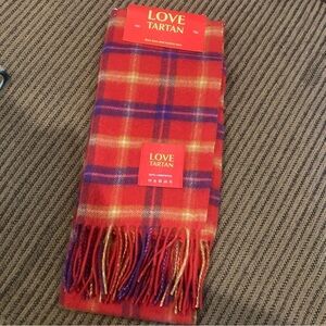 New LAMBSWOOL SCOTTISH TARTAN CLAN SCARF LOVE TARTAN